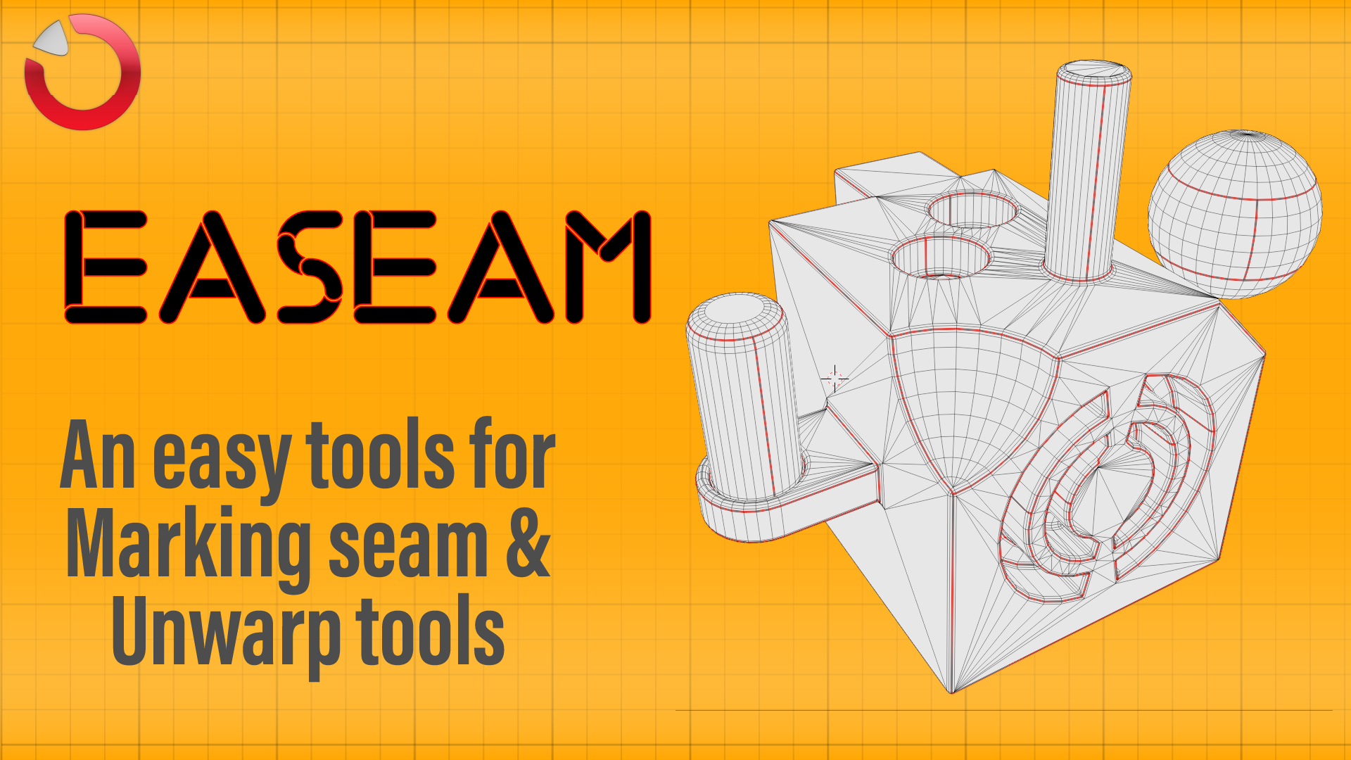Easeam V1.1.0 Fro Blender 模型展UV插件