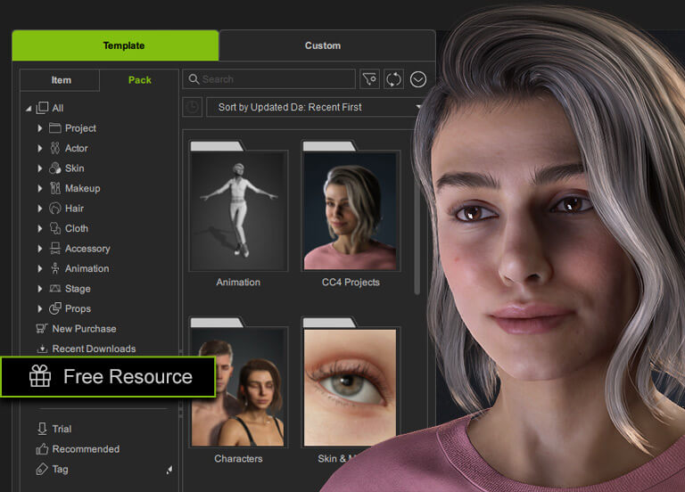 Character Creator 3.4.3924.1 三维游戏人物角色模型制作软件