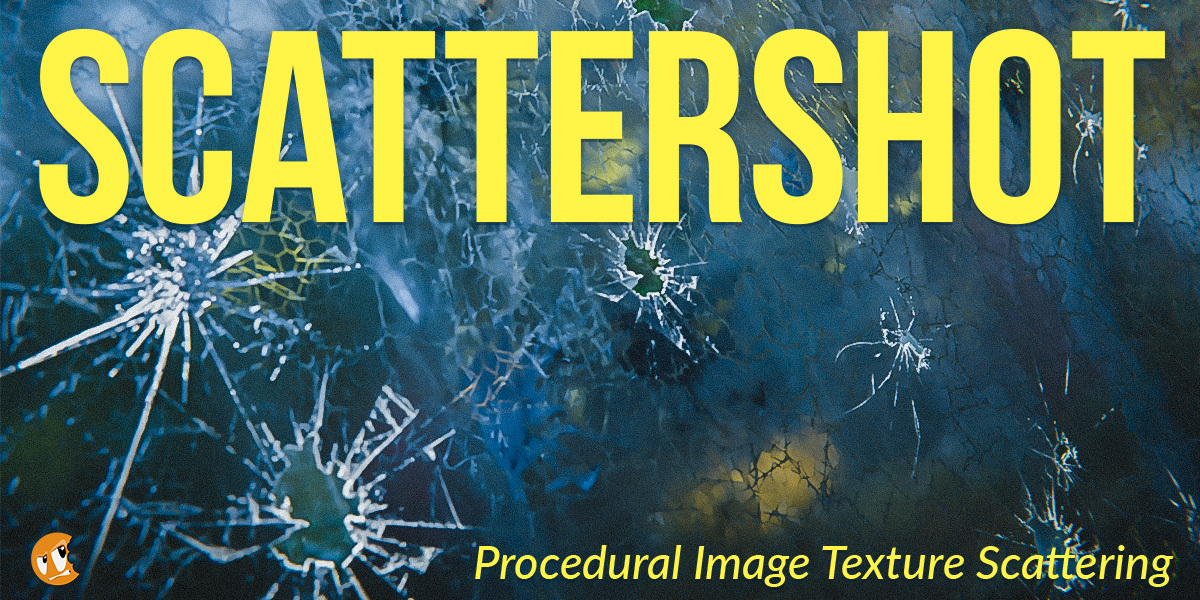 Scattershot V1.12 fro Blender 材质贴图融合插件
