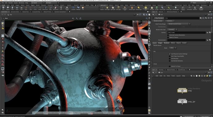 V-Ray 7.00.10 For houdini 渲染器插件